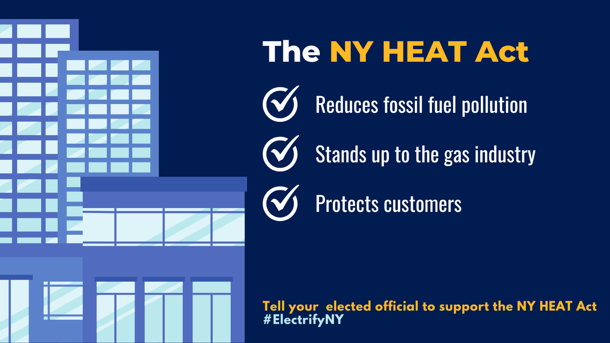 #LongIsland can't afford to wait for fossil-free heating! Until we pass the #NYHEAT Act, our communities' health will continue to suffer due to outdated gas grids. 
Let's transition to a zero-emissions future @CarlHeastie <a href="/GovKathyHochul/">Governor Kathy Hochul</a>. Pass NY Heat Act &amp; #ClimateJobsJustice!
