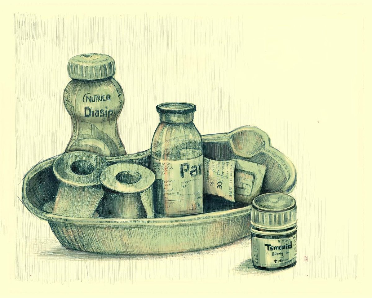 fundsariipek's tweet photo. Still life pencil+digital https://t.co/dPkbXmOG6g