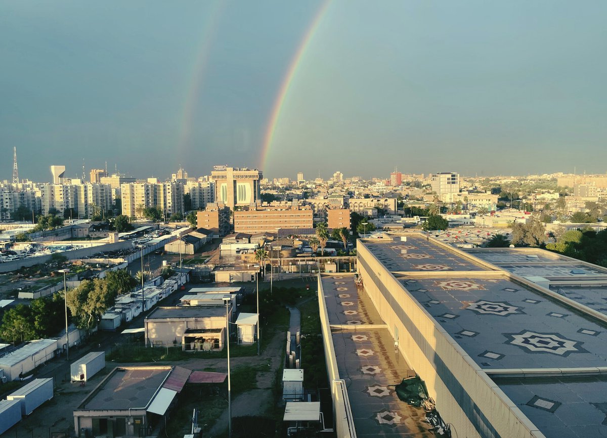 a Bagdad adesso c'è l'arcobaleno