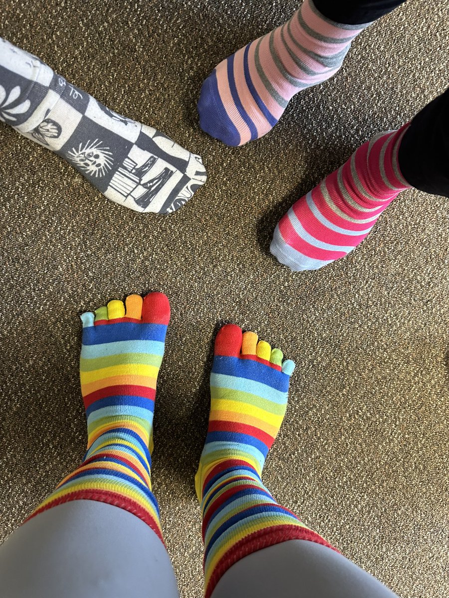 Rock Your Socks Day is in full swing at Elgin Street.