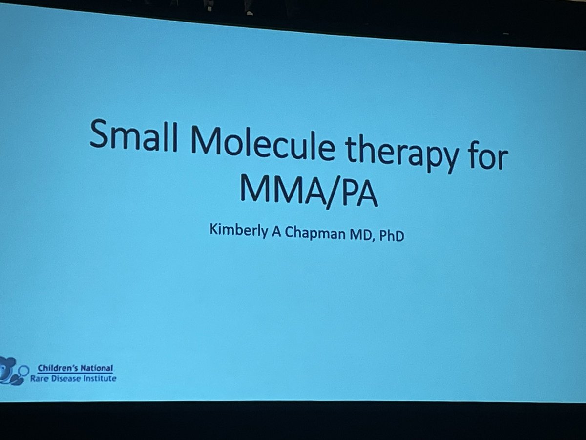 OrganicAcidemia's tweet photo. Great to hear OAA medical advisor Kim Chapman MD share her experiences with small molecule therapy for MMA/PA #SIMD2023 #propionicacidemia #methylmalonic #hopeforourkids https://t.co/MbecU50AVt