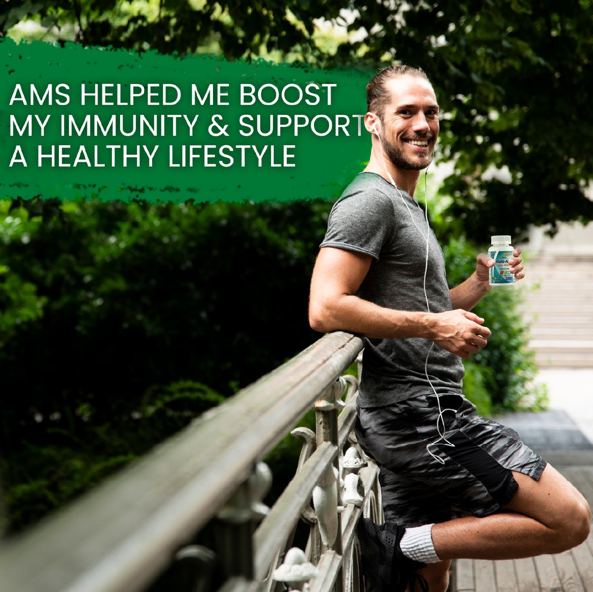 AmericaMedic's tweet photo. “AMS® Men’s Multi-NRG helped me boost my immunity, support a healthy lifestyle with the ability to exercise without getting tired preventing body ache.”
Nick. L

https://t.co/QgyYUePpmF

#AmericaMedicAndScience #AMS #HealthyHabits #HealthGoals #MultiNRG #HealthyLifestyle https://t.co/GgGnKoyMy4