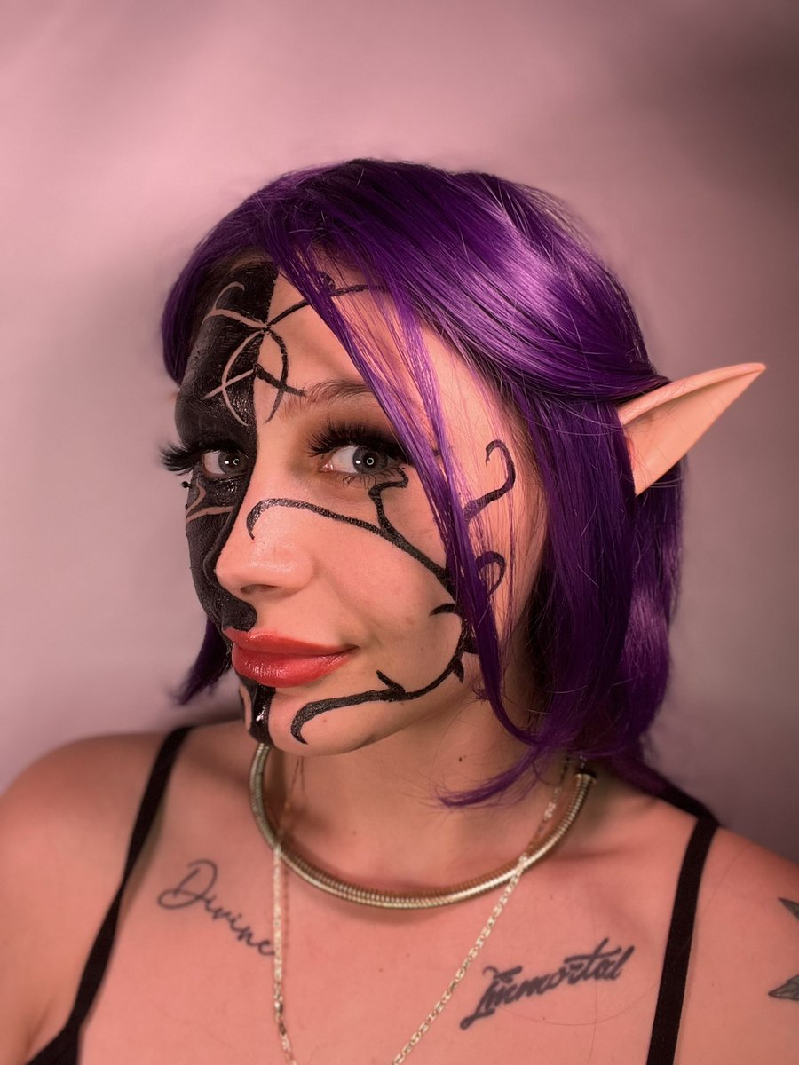 Okay but I love it #dragonage #makeup