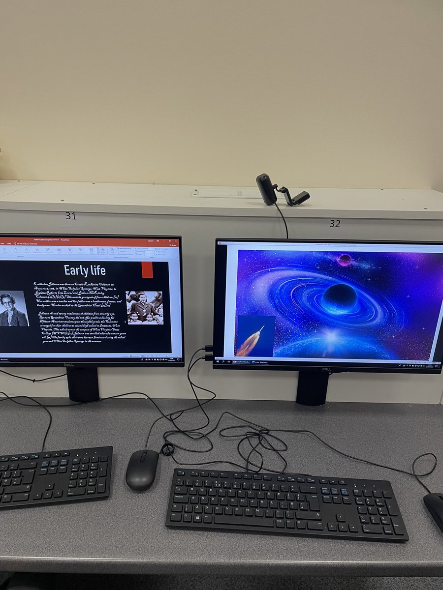 latimerprimary's tweet image. Last week, #ClassSM created informative PowerPoint presentations to show off everything they know about Katherine Johnson, an incredible mathematician and scientist who paved the way for many women. #LatimerScienceWeek #SmashingStereotypes