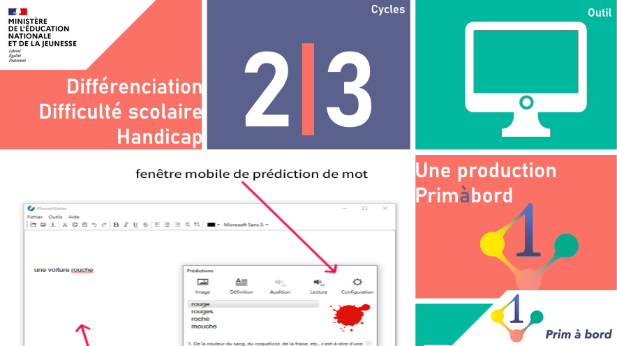 prim_edu_num's tweet photo. Cycles 1⃣, 2⃣ et 3⃣ | Enseigner | #AdaptationScolaire #Handicap

📌 Adapter, différencier - Des outils numériques identifiés en fonction des besoins

▶️ https://t.co/xq0dipwTCK

✅ Des fiches d’usages d’outils d’aide
✅ Une collection qui a vocation à s’enrichir régulièrement https://t.co/oyE9FMu1nT