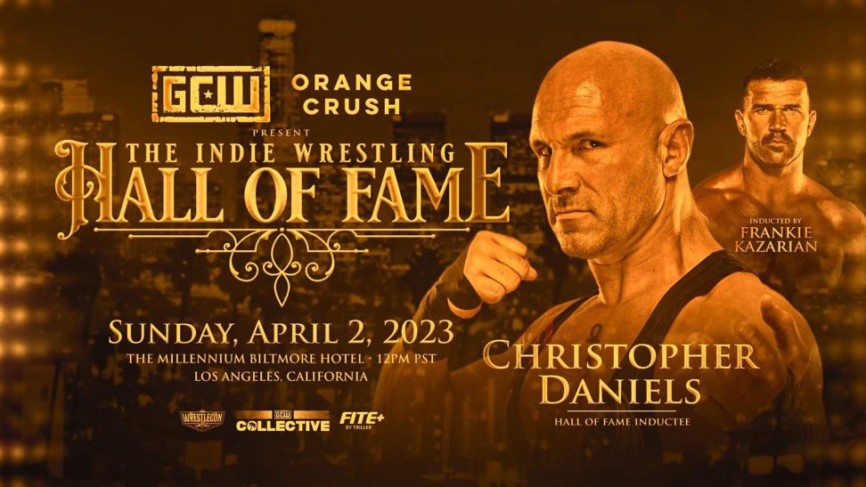 FrankieKazarian's tweet photo. Next week/weekend is a packed one. My band @guttercandyrock plays the @TheWhiskyAGoGo Wednesday 3-29. Then it’s the @IMPACTWRESTLING @njpw1972 Multiverse show. @wrestlecon Fri &amp; Sat, followed by @facdaniels @GCWrestling_ Indy HOF induction on Sunday. https://t.co/j279GcerW4