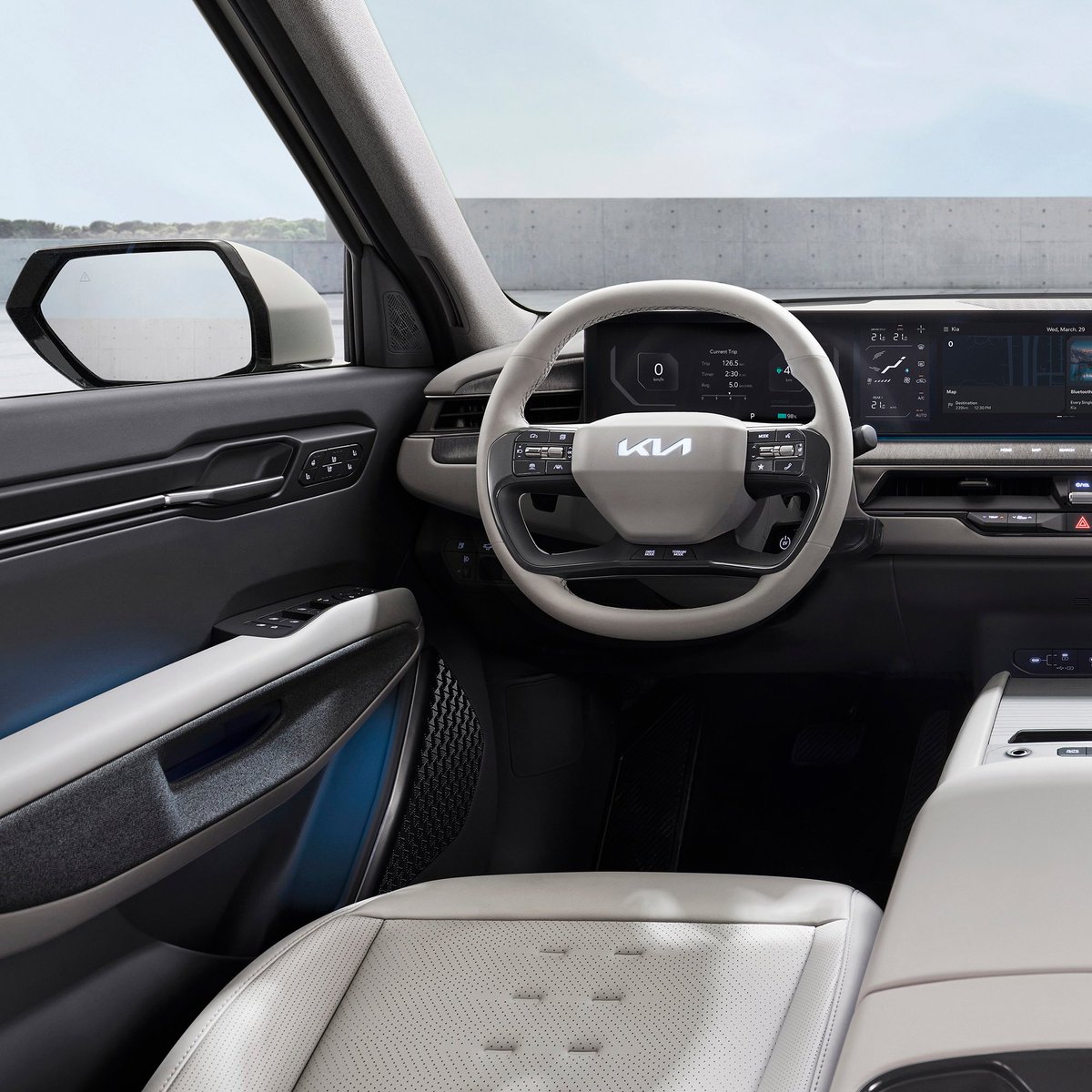 SulthanOfTweet's tweet photo. Kia is launching EV9, a 3-row sibling to their successful EV lineup. The exterior profile is stunning and Kia doesn't forget to append Tiger Nose cues in its front fascia.
#FutureIsEV https://t.co/vlNbAJaaDm