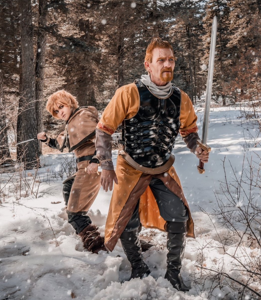 bernakenshin's tweet image. Me and my Grandfather cosplayed Throfinn and Askeladd. We worked very hard on these cosplays for 2 years and I wanted to share with other Vinland fans.
Checkout my IG for more pics @BernaKenshin
#VinlandSaga
#VinlandSagacosplay
#VINLAND_FANART2
#VINLAND_SAGA
@makotoyukimura