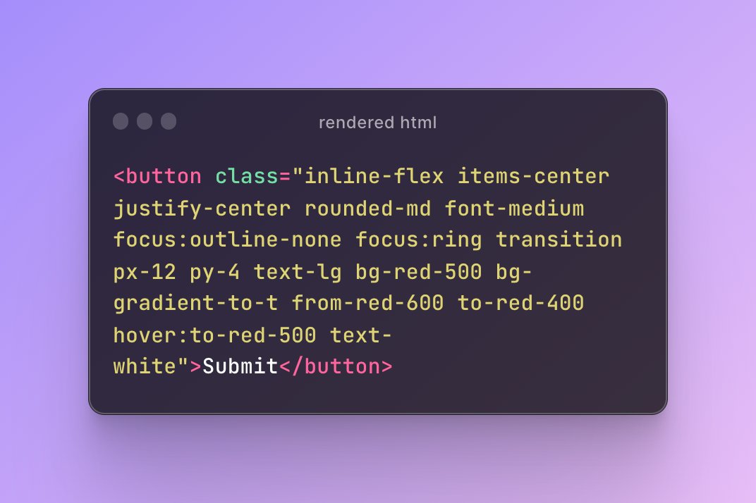 surjithctly's tweet image. Left: What people think of how Tailwind CSS project might look like.
Right: Actual Project Source Code 😅