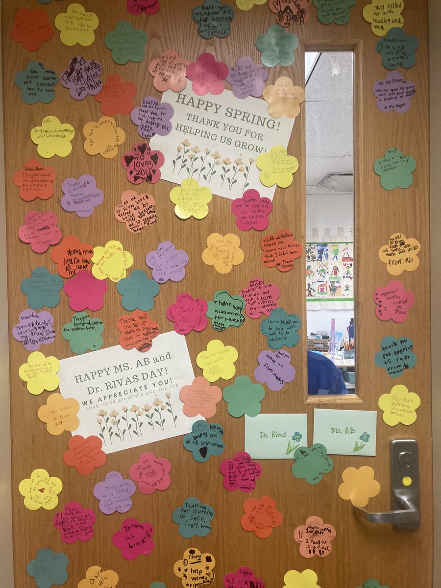 It’s a pop-up Principal’s Day!  The <a target='_blank' href='http://twitter.com/BarcroftEagles'>@BarcroftEagles</a> PTA surprised our wonderful Ms. A-B with notes and flowers decorating her office door.  Happy March, Ms. A-B. <a target='_blank' href='http://twitter.com/kwbscience'>@kwbscience</a> <a target='_blank' href='http://twitter.com/GabyRivasAPS'>@GabyRivasAPS</a> <a target='_blank' href='http://twitter.com/BiBaChat'>@BiBaChat</a> <a target='_blank' href='http://twitter.com/BarcroftLibrary'>@BarcroftLibrary</a> <a target='_blank' href='http://twitter.com/APSVirginia'>@APSVirginia</a> <a target='_blank' href='http://twitter.com/SuptDuran'>@SuptDuran</a> <a target='_blank' href='https://t.co/o1JAAMRIdN'>https://t.co/o1JAAMRIdN</a>