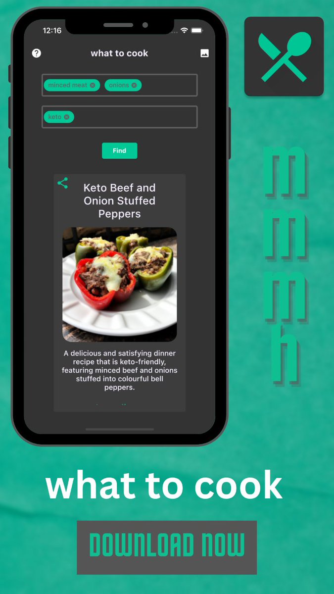 consoldev's tweet image. Try the Keto Beef and Onion Stuffed Peppers recipe with the What to Cook app! 🥩🌶️ A tasty, keto-friendly dinner awaits! 😋

iOS: i.mtr.cool/dnxqzbazgc
Android: i.mtr.cool/nnddmdvqda

#WhatToCook #KetoRecipes #StuffedPeppers #FoodApp #KetoDinner #CookingInspo #DownloadNow
