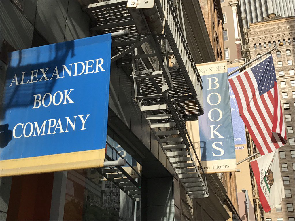 zyzzyvamag's tweet photo. Sad news for San Francisco: Alexander Book Company is closing its doors for good. The three-story independent shop has been a downtown cultural beacon for the past 32 years.

The store says it is now selling all its books at 25 percent off. https://t.co/XF7EjeeVJ5