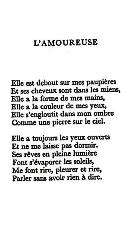 #JournéeMondialeDeLaPoésie Paul Éluard -- L'Amoureuse youtu.be/ONHFu3y166M