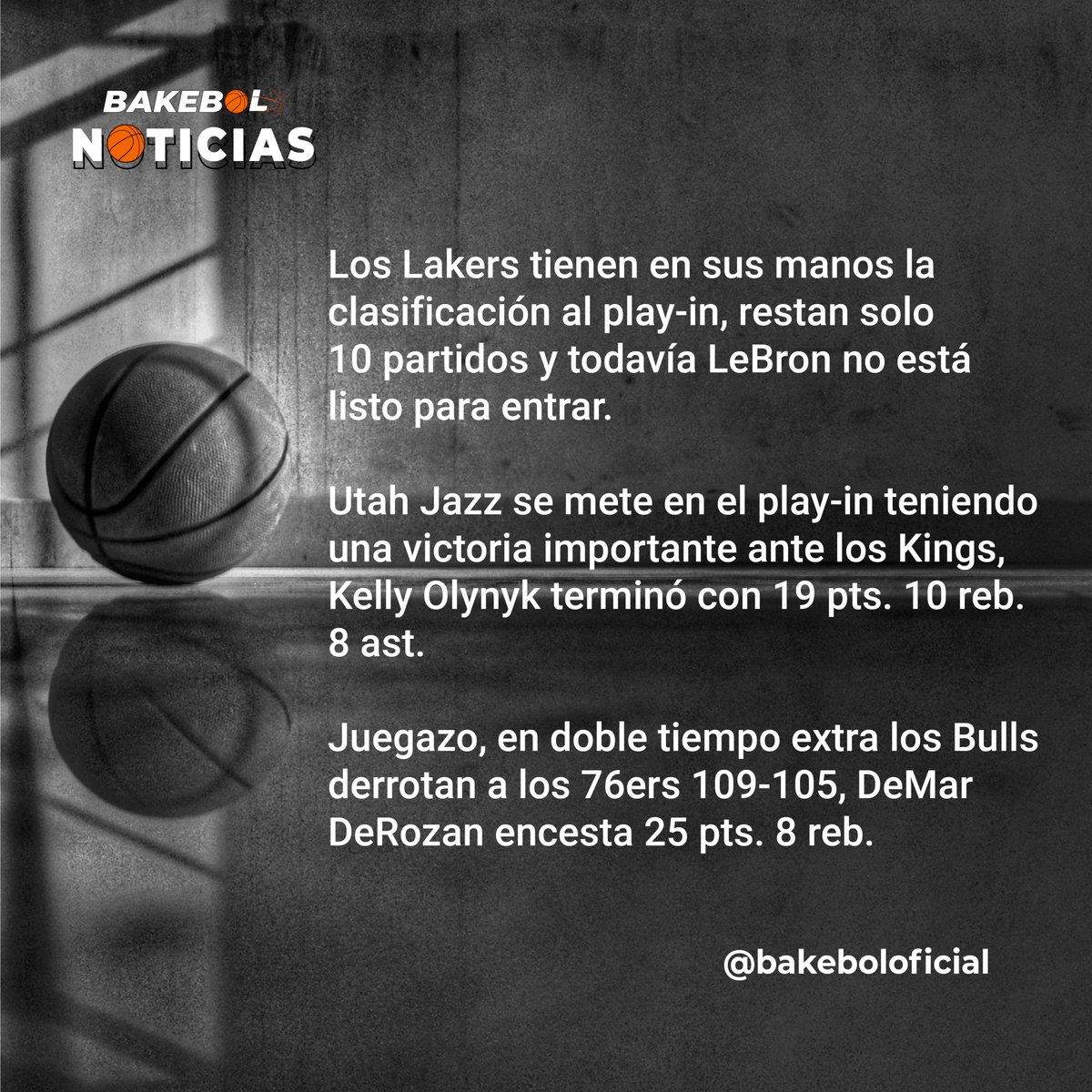 bakeboloficial's tweet photo. Noticias para todos ustedes.

#NBA #nba2k18 #nbafinals #nbamemes #nbaplayoffs #NBA2K #nbahaircuts #nba2k17 #nbayoungboy #nbatv #nba2k16 #nbaallstar #nbamixes #nbabasketball #nbaplays #NBANews #nbastyles #nbadraft #nbacuts #nbateams #NBAAllStarWeekend #NBAonTNT #NBAjersey https://t.co/7QxWc8ohhg