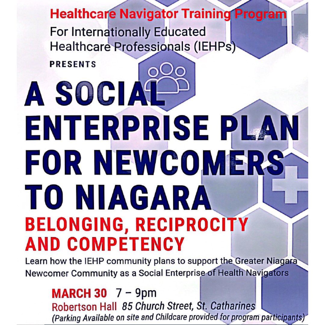 NC_CES's tweet photo. Niagara Folk Arts Multicultural Centre is hosting a session about their Healthcare Navigator Training Program on March 30th from 7pm - 9pm.

Visit https://t.co/l7Rq8TLyA1 to register to attend virtually or in-person! https://t.co/qUGo8Iikfe