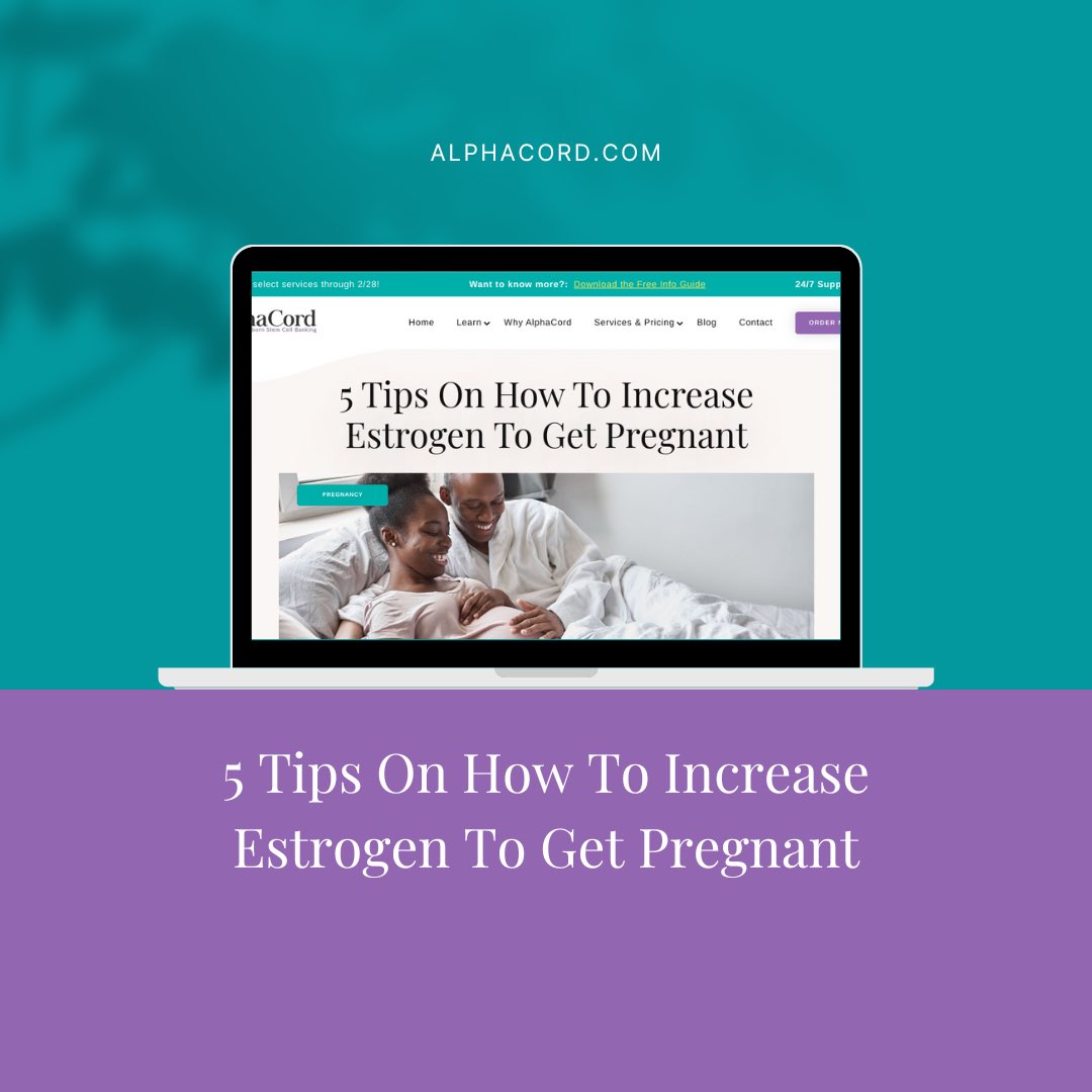 If increasing estrogen is on your to-do list, check out a recent AlphaCord blog post, for tips! #alphacord #alphacordmom #alphacordfamily #pregnancy #pregnantlife #momtobe #newbornstemcells #stemcellbanking #cordblood #cordtissue

alphacord.com/how-to-increas…