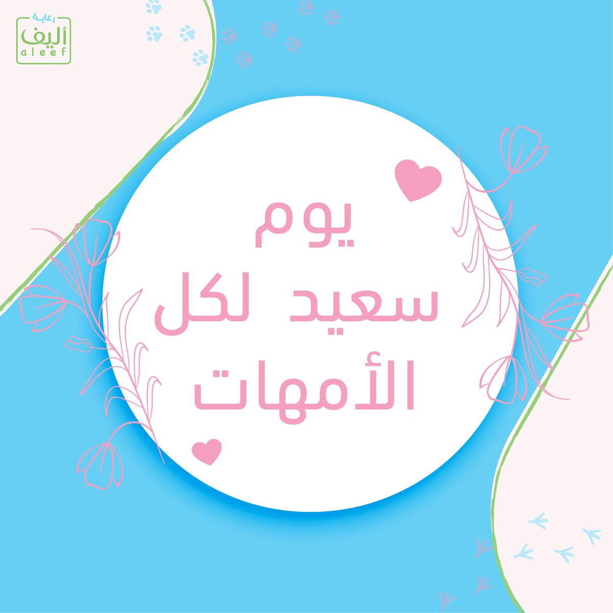 aleefcare's tweet photo. كل يوم وانتم بخير 
كل يوم وكل الامهات بألف صحة وسلامة 💙❤️
#أليف #رعاية_أليف 
#يوم_الأم https://t.co/b5ZWN3XWgX