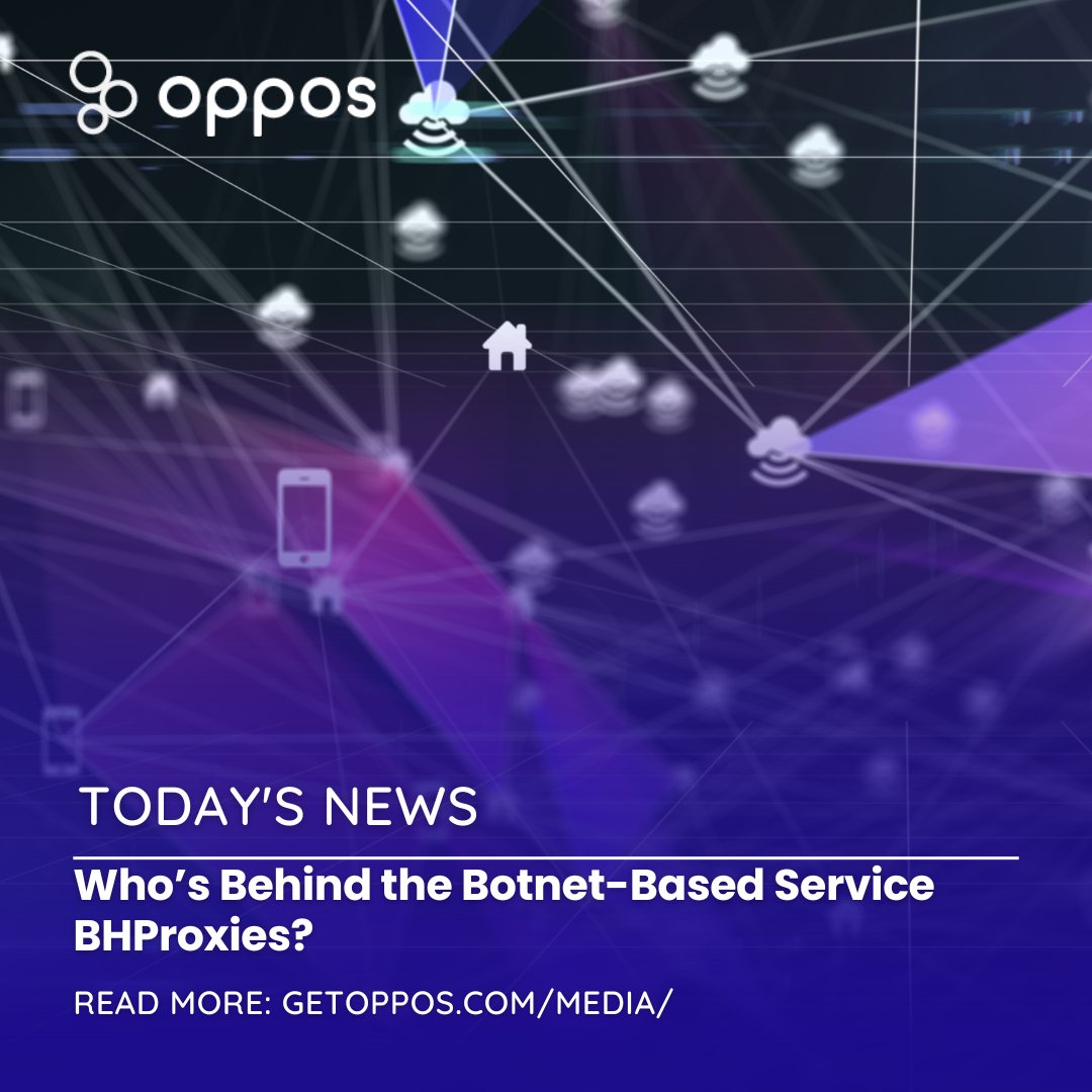 GetOppos's tweet image. #Securityfirm @BitSight suspects that a botnet called #Mylobot is behind #BHProxies, a residential #proxy service that allows users to route their web traffic anonymously through compromised computers. 

Read more: smpl.is/14ntd