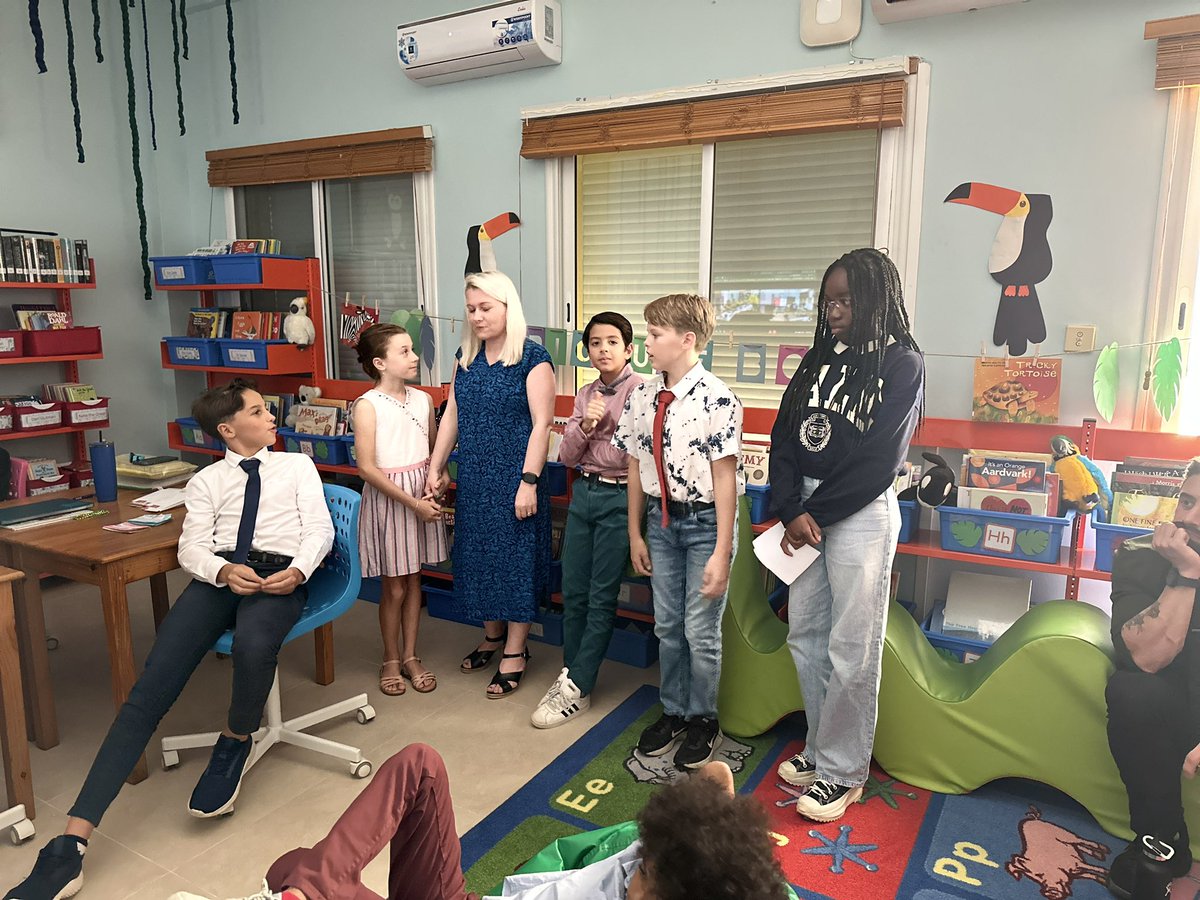 dcarollo_edu's tweet photo. Exciting day as students pitch their renewable energy prototypes to the Shark Tank panel members. Hoping to secure funding to scale up and power up the library with clean energy. It's a reminder of the vital role renewable energy plays in our future. #Ambatovyiseducation https://t.co/OS5SzK0O1R