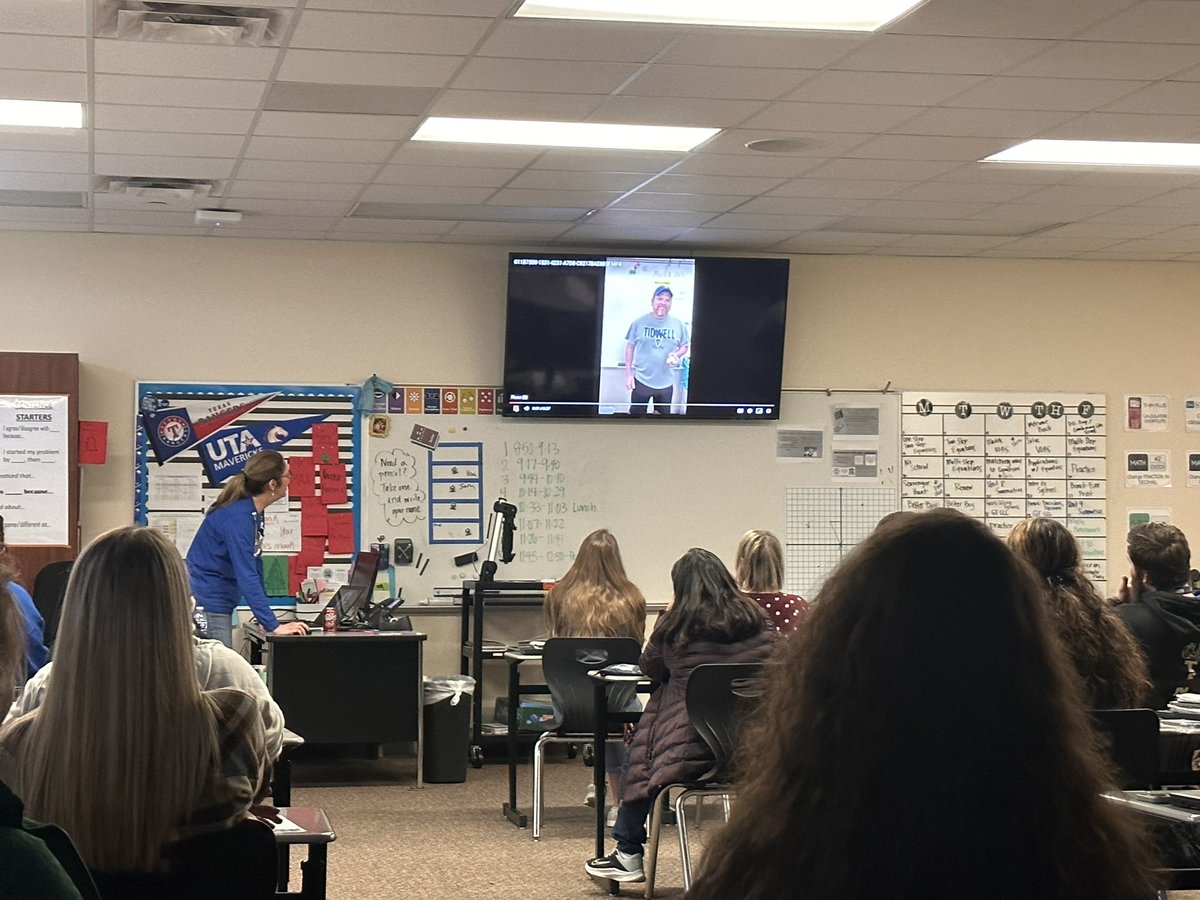 Shhhh! <a href="/christychisholm/">Christy Chisholm</a> leading our <a href="/Tidwell_MS/">John Tidwell M.S.</a> Ts in PD about 2 secrets of classroom management. Rituals/routines &amp; Building Relationships are the most effective tools a T has in their tool belt to create successful learning environments. Continual work toward high expectations!