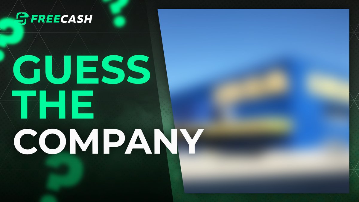 freecashcom's tweet photo. $50 Guessing Giveaway 🕵️

▶️ RT
▶️ Guess the company we show in this picture and write your answer below.

This one should be easy 😎 https://t.co/Uz8Kb0Mbjd