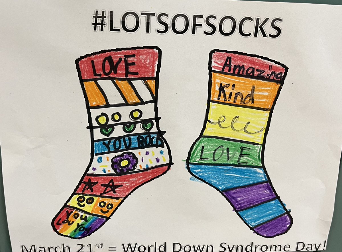 HowellMemorial's tweet image. Celebrating World Down Syndrome Day today! Thank you to Mrs. Roberto’s class for the amazing shirts and love seeing our Bulldogs decorate their lockers with unique socks! Much more to come this week. #WorkHardBeKindGoBulldogs