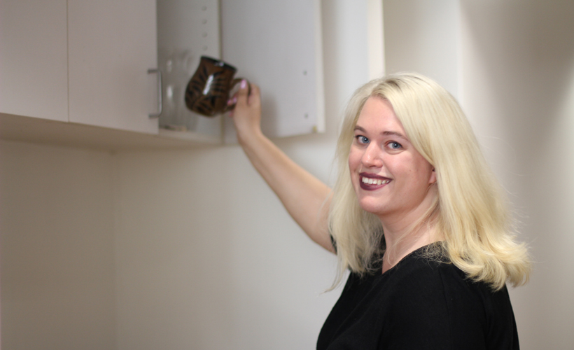 Reductress's tweet photo. Woman Consistently Only Uses 1 of Her 5,000 Mugs: https://t.co/0CcT3rqMKl https://t.co/hdrwTzUNg4