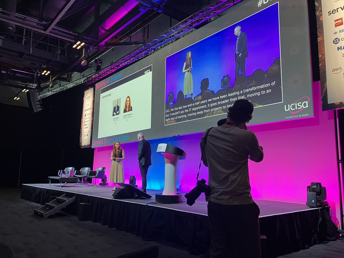 owainkenway's tweet image. My colleagues from @uclisd presenting our agile transformation at #UCISA