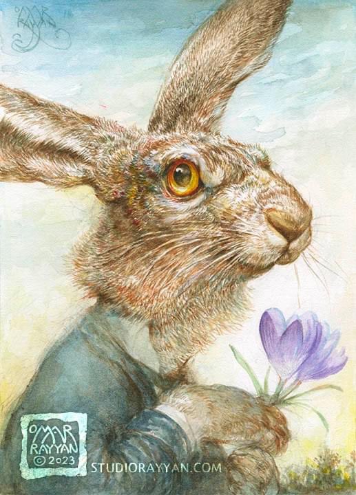 Happy Spring!
🐰🌷🐇☘️
#spring #equinox #marchhare #bunny #rabbit #watercolor #omarrayyan #springisintheair