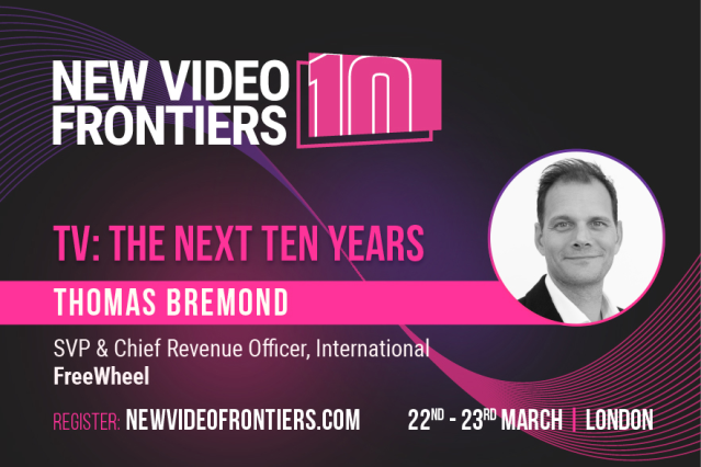 Thomas Bremond, FreeWheel's SVP &amp; Chief Revenue Officer, International, will be opening up the main conference with a presentation titled, "TV: The Next Ten Years". #NVF23 #video #CTV #advertising #ComcastEmp bit.ly/3nbybsF