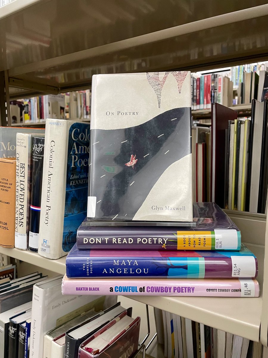 Today is World Poetry Day! We here at the library have lots of poems; poems for children, poems for adults, poems on nothing, poems on everything, poems on the sky, poems on the ground, and poems on everywhere in between! We even have poetry on poetry . . . . literally.