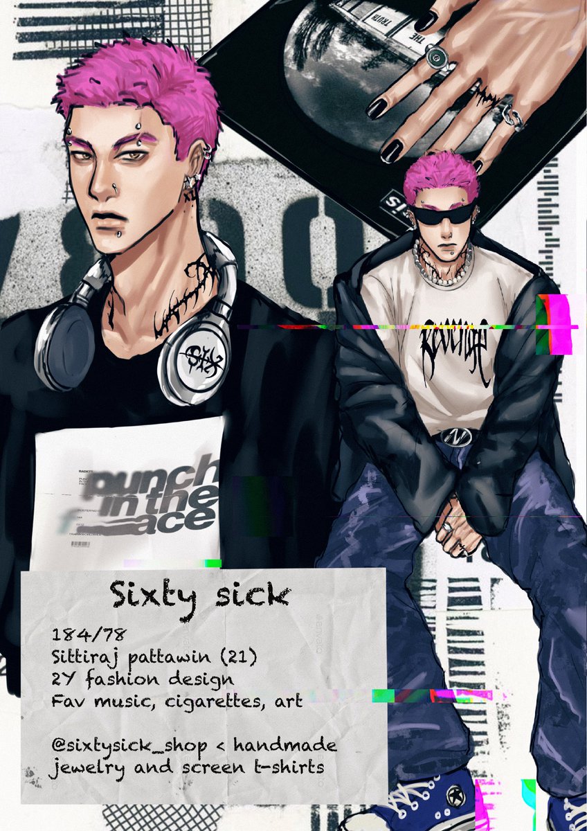 sixtysick_jnp's tweet photo. 📟 𝕾𝖎𝖝𝖙𝖞 𝖘𝖎𝖈𝖐 📟
𝟚𝟙 𝕐 𝟙𝟠𝟜 / 𝟟𝟠
สิทธิราษฎร์ ปฐวินทร์ | six
ปี 2 | แฟชั่นดีไซน์
Roleplay
“_” ซิกพูด
_ บรรยายการกระทำ
(_) ผปค.
Tweet
_ ทวิต
/_ หลังจอ
⛓️มีร้านเครื่องประดับทำมือเสื้อสกรีนลายในไอจี / รับแต่งเพลง
( Co , role , firt > dm24/7) #JNP_commu https://t.co/4rjWtoBZoY