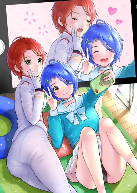 コスプレ記念写真#ワンダーエッグ・プライオリティ#ブルアカ   #リクエスト #commission 
