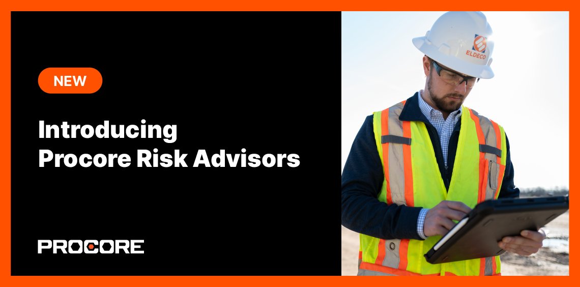 procoretech's tweet image. Today, we are thrilled to officially announce the launch of Procore Risk Advisors, our new modern #insurance and #surety brokerage that aims at rewarding our customers with better insurance for leveraging technology to mitigate risk.  Ready to learn more? proco.re/3Jx8zOv