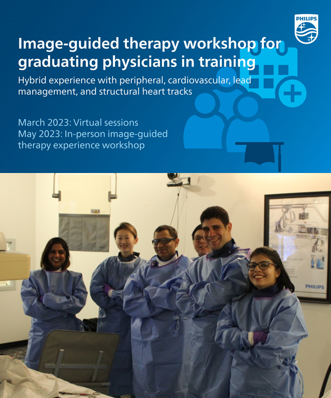 AtulGupta_MD's tweet photo. Are you an IR, IC, VS, or EP fellow looking to develop your skills in #IVUS, physiology, laser, #PVD, ICD lead extraction, IVC filter removal and advanced interventional imaging? 

Register here for hands-on physicians-in-training series: https://t.co/lsp2uVcUir

@PhilipsHealth https://t.co/5uSO2lvl1k