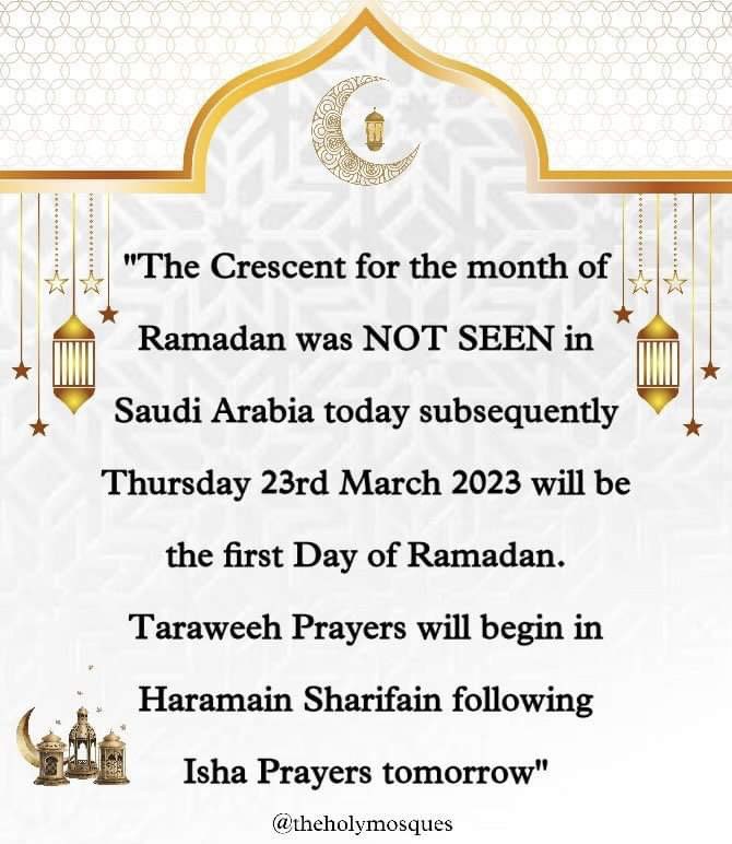 Follow us today as we resume our annual Coverage of the Ramadan