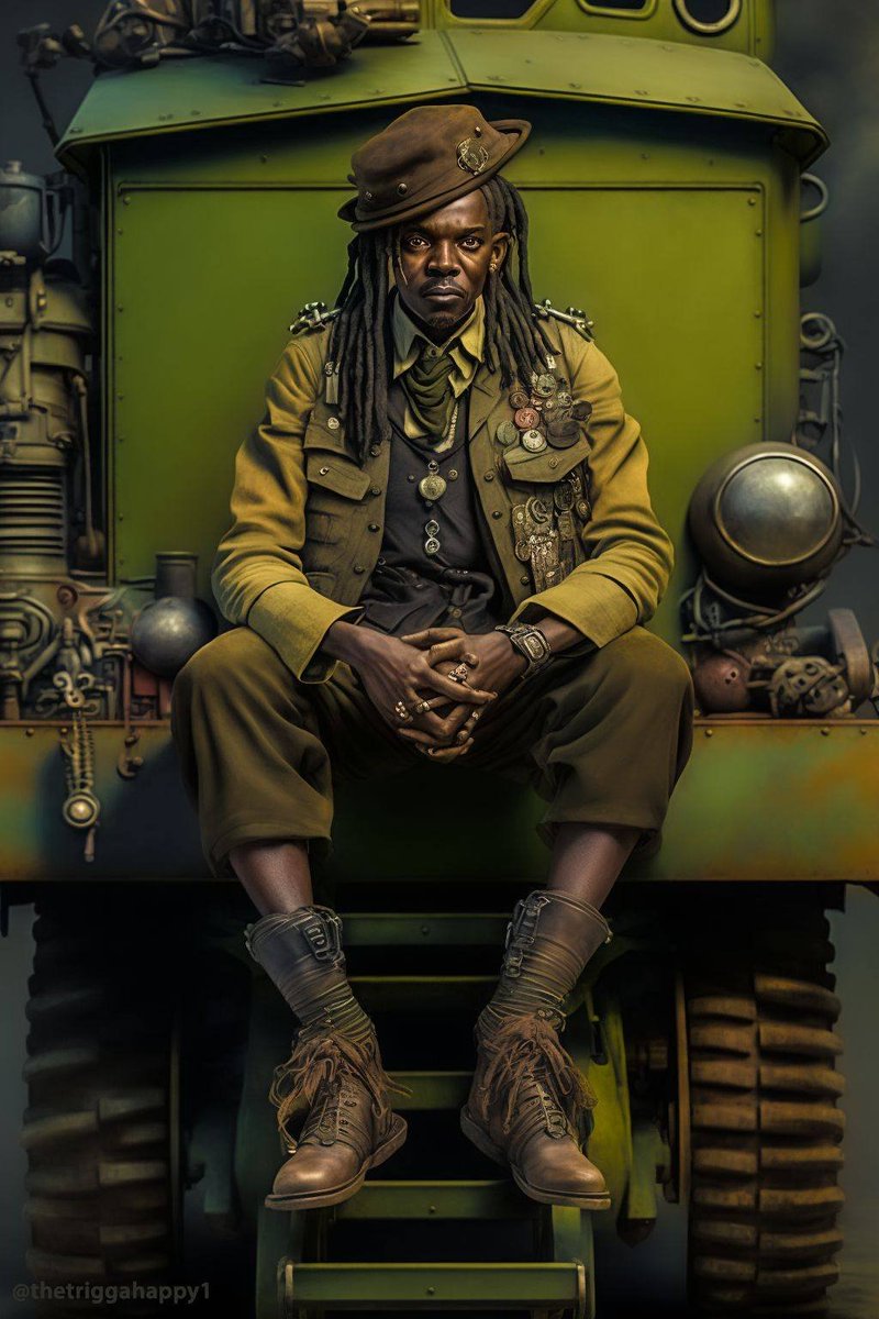 theSystem___'s tweet image. 40&apos;s Kenyan Freedom fighter by Nanzia Kihara
#Midjourney #AI #conceptualization #GenerativeAI #artificialinspiration #seedily