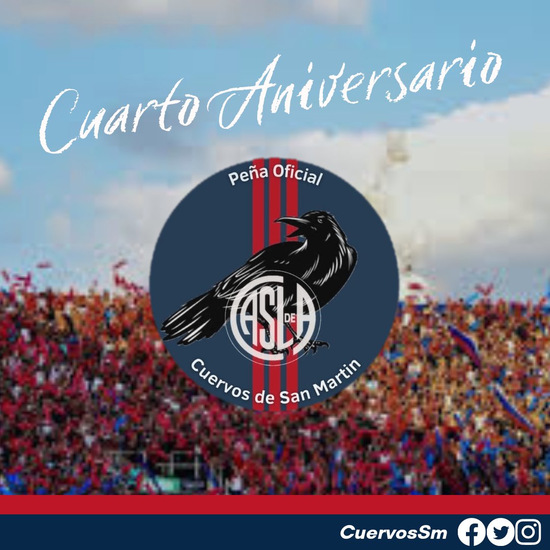 Hoy, 21 de marzo, nos enorgullecemos de cumplir un año más siendo Peña Oficial de San Lorenzo
Agradecemos a todos los que trabajan día a día por representar los colores de la manera más noble; trabajando siempre por y para el club
Somos San Lorenzo en San Martín💙❤️
<a href="/PeniasCASLA/">Dpto. de Peñas CASLA</a>