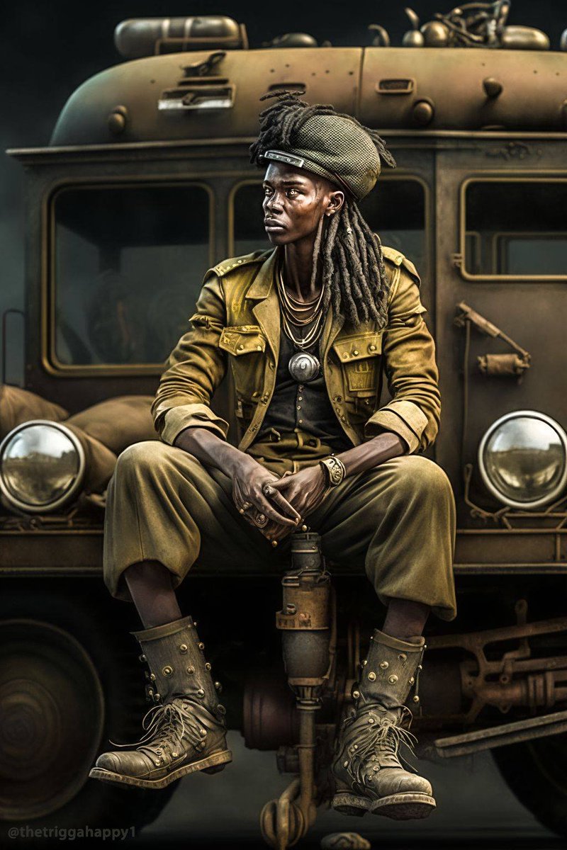 theSystem___'s tweet image. 40&apos;s Kenyan Freedom fighter by Nanzia Kihara
#Midjourney #AI #conceptualization #GenerativeAI #artificialinspiration #seedily