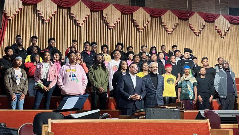 Our 7th and 8th grade scholars had the opportunity to meet with Congressman Bobby Rush to have face-to-face conversation about Restorative Justice.