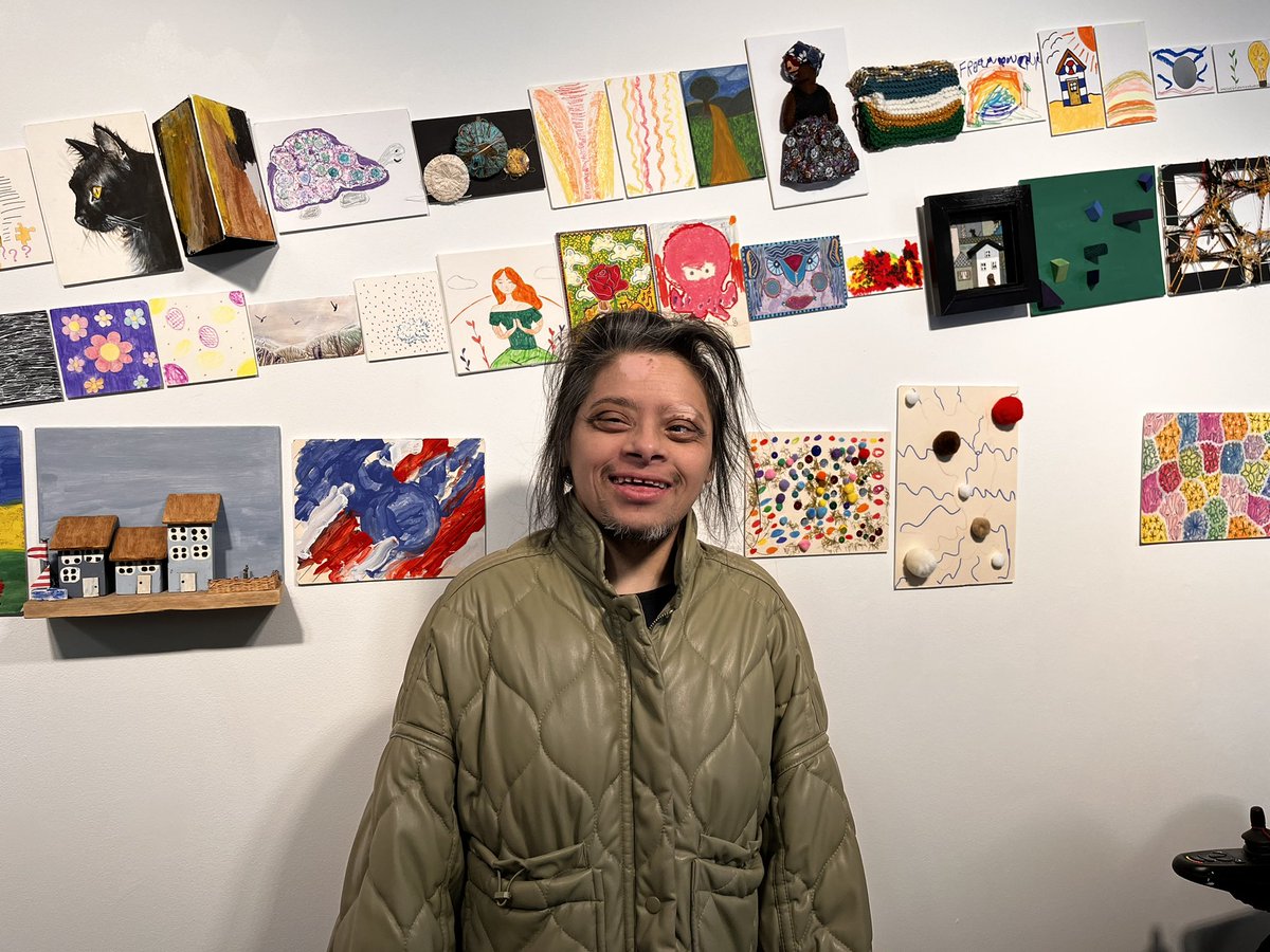 Adults and their social care staff are showing off their artwork which they created for the World Social Work Day. 

You can see this gorgeous exhibition at John Hansard Gallery in Southampton
