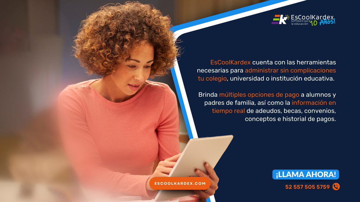 EsCoolKardex's tweet photo. Minimiza la mora de los alumnos al ofrecer también pagos en línea, en tiendas de conveniencia, depósito o transferencia bancaria. 🤝
.
#educacion #education #aprendizaje #escuela #docentes #software #technology #softwaredeveloper #elearning #onlinelearning #controlescolar https://t.co/Rm2Hj9krMt