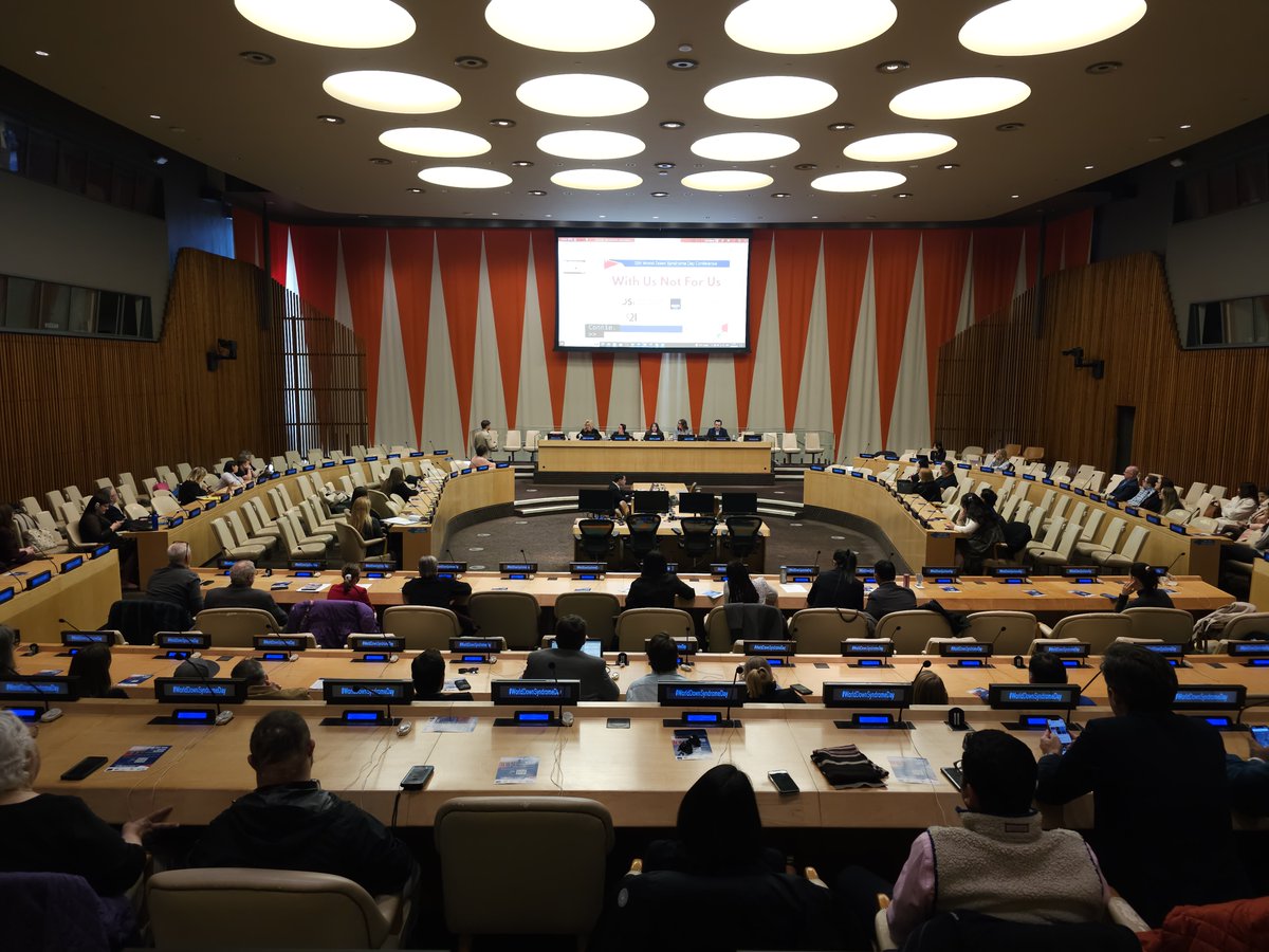 Our World Down Syndrome Day Conference is in full swing and the speakers are doing an amazing job. Everyone is entitled to equal rights #WithUsNotForUs #WorldDownSyndromeDay