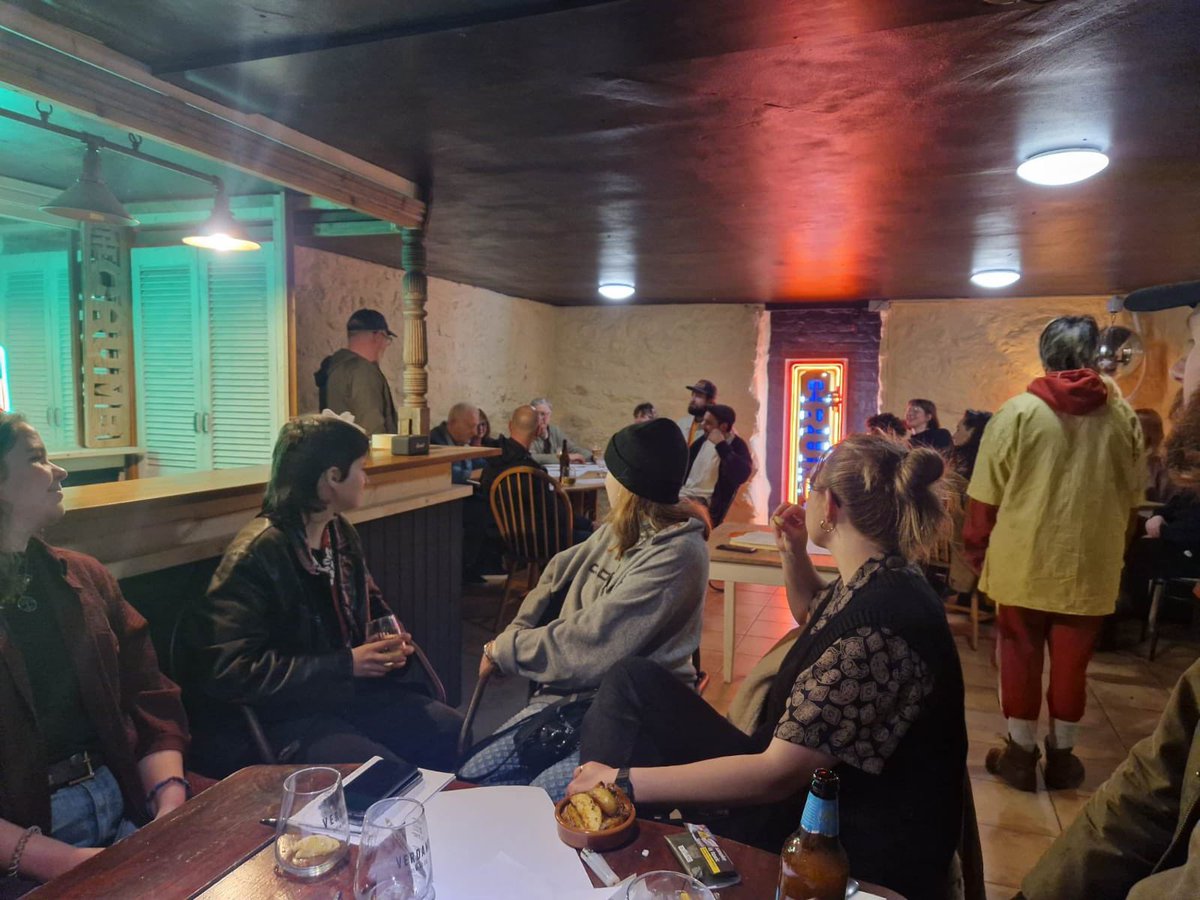 smashedtheatre's tweet photo. The poetry at @thecrumbpenzance last Friday was very disappointing. This event is called BAD poetry for a reason and a lot of people wrote some quite good poems. We are very offended by the positivity, openness and audacity to be vulnerable https://t.co/mdhoInWUYU