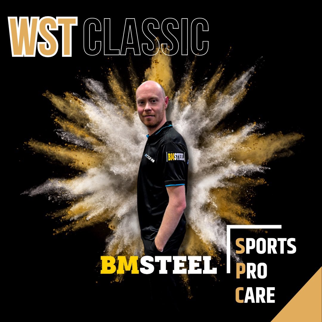 Gary_Wilson11's tweet image. Last 16 from 4pm today on Matchroom.live in the #wstclassic . Thank you to my sponsors @BMSTEELUK and @paulrinaldi147 at @WhitleySnooker. Thank you to @JamesHair33 at @SportsProCare1.