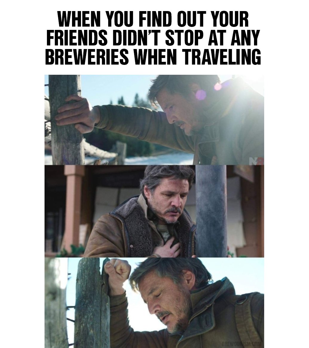 We can't breathe!
#beer #craftbeer #lastofus #brewerylife #travellife #traveltips