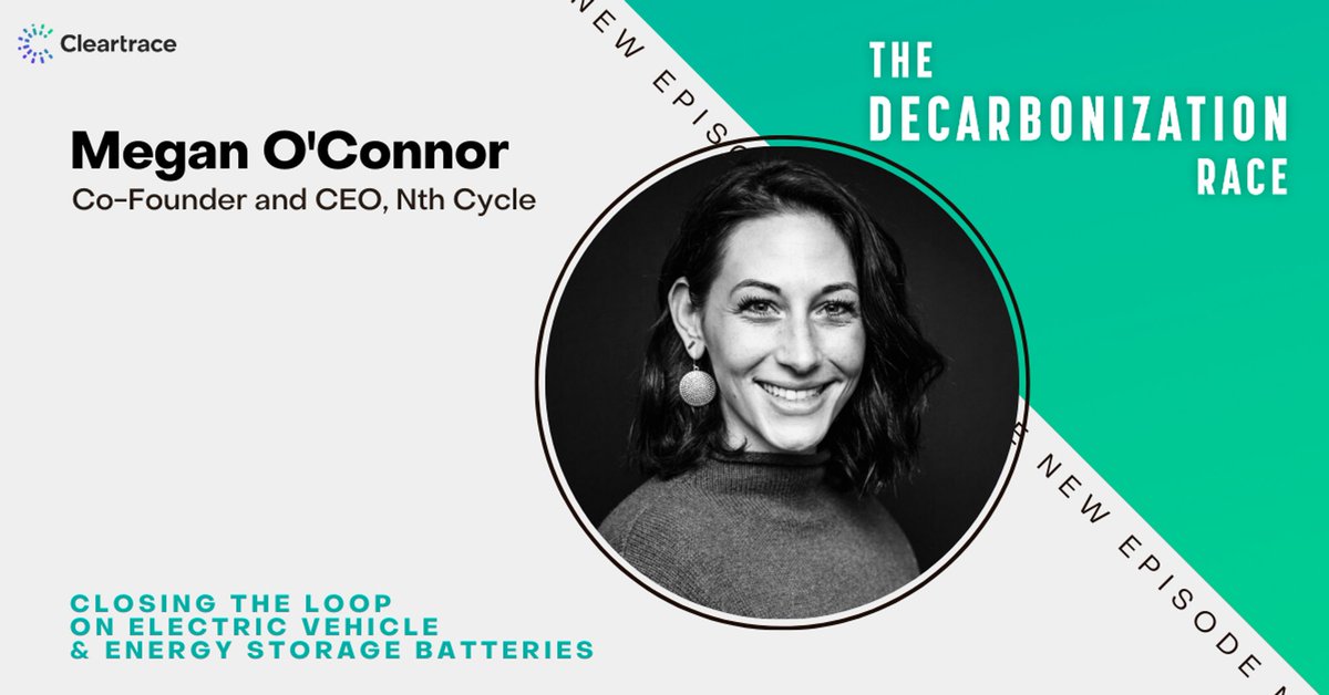 NthCycle's tweet image. (2/3) #Electrification is a critical part of decarbonization - but ensuring #emissions come down in the process means ensuring the processes that get us there don’t create their own excessive impacts. cleartrace.io/podcast/