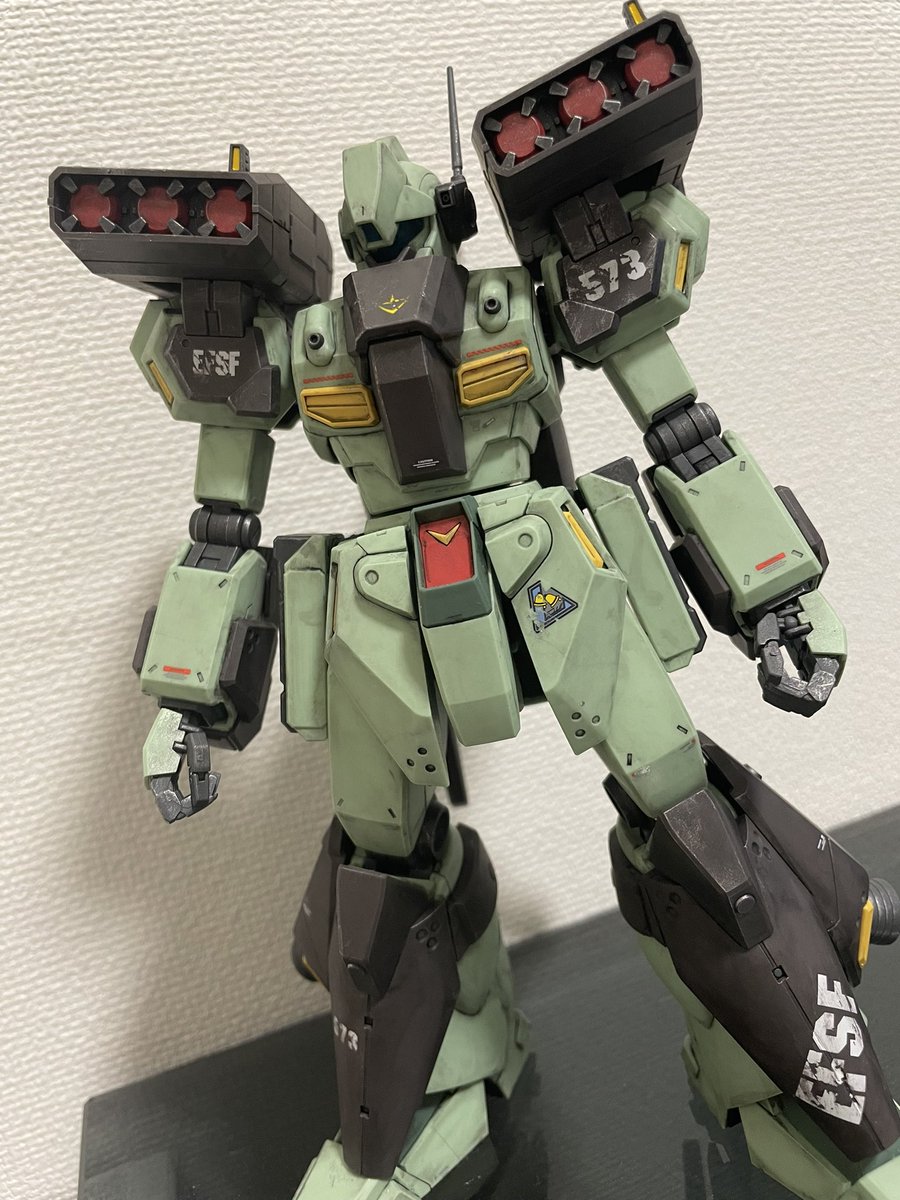 Zeon_Ms06R_1A's tweet photo. スタークジェガン完成😏
デカール一部だけ変えました😏 https://t.co/JJpBifswXe