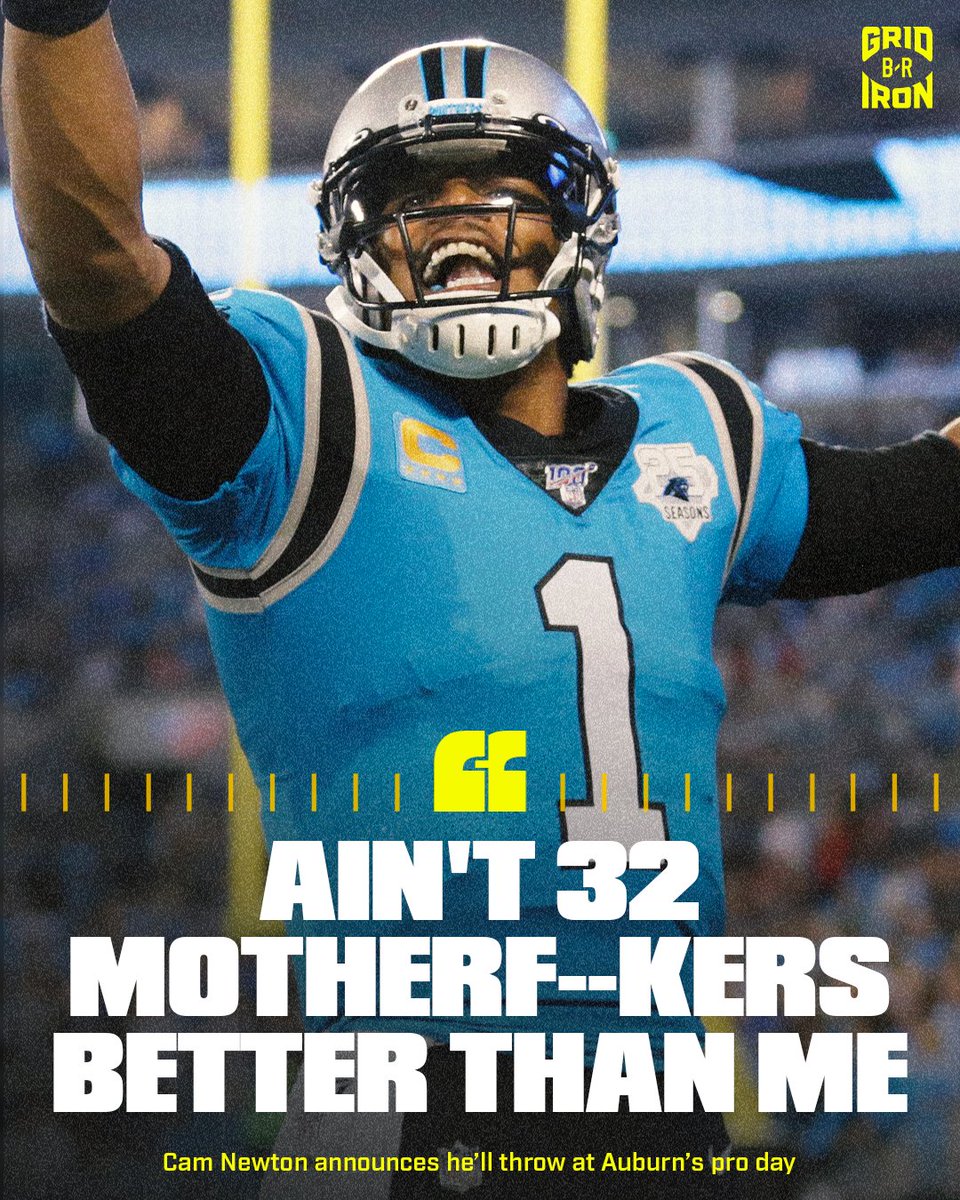 brgridiron's tweet photo. How many teams would Cam start for right now? https://t.co/FtSq6pCYbU