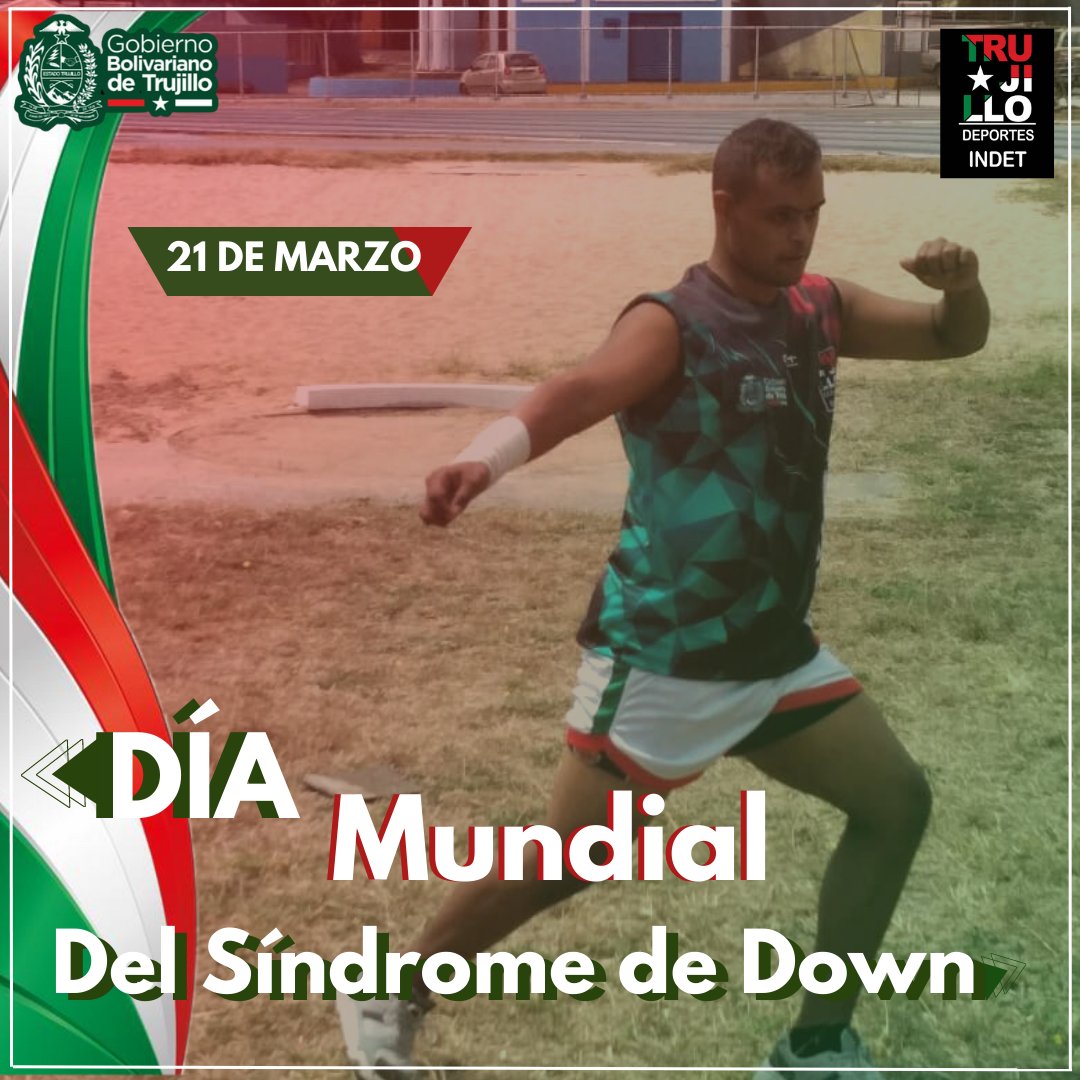 indettrujillo's tweet photo. #EfeméridesIndet 

Cada 21 de marzo se celebra el Día Mundial del Síndrome de Down, cuyo principal objetivo es crear conciencia dentro de la sociedad acerca del valor que tienen estas personas, a pesar de su discapacidad intelectual. https://t.co/mY8OP3G5vy
